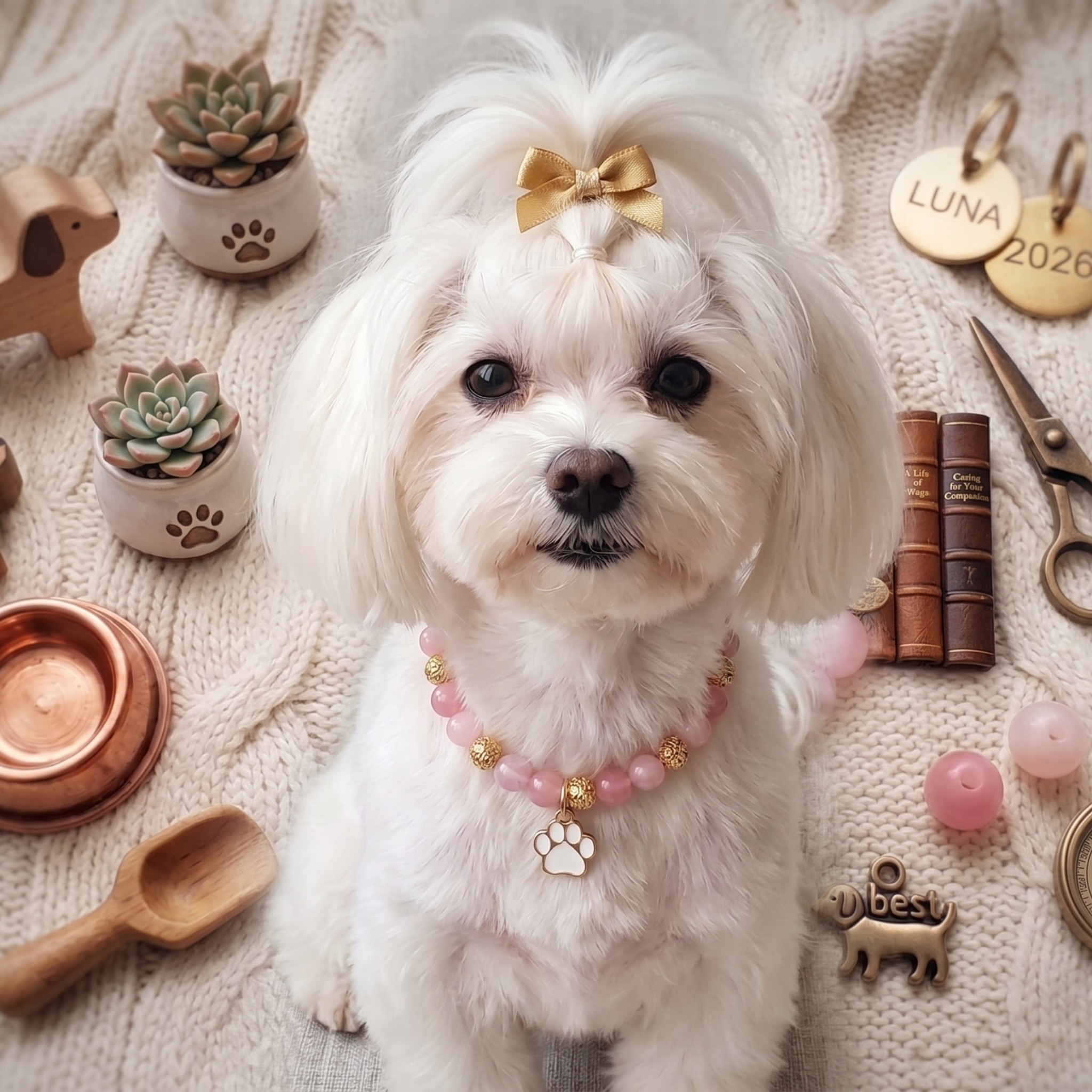 Collare per Cani in Pietre Naturali e Ceramica – Resistente e Funzionale
